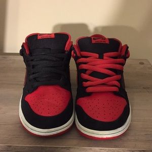Nike Dunk Low Pro SB “bred” size 10